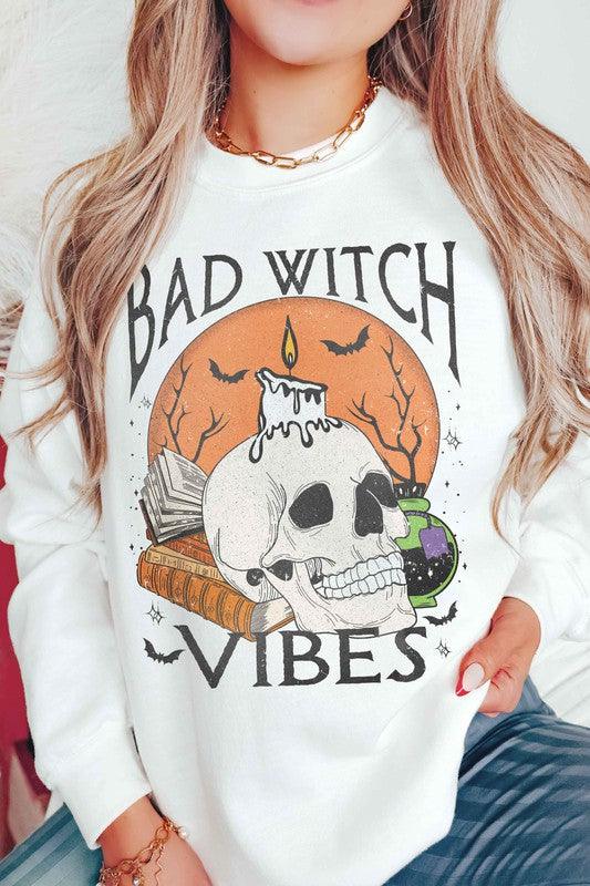 BAD WITCH VIBES Graphic Sweatshirt