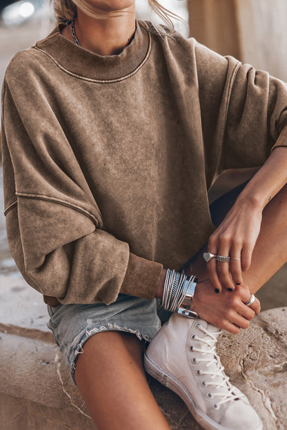 Brown HOWDY Western Fashion Graphic Sweatshirt