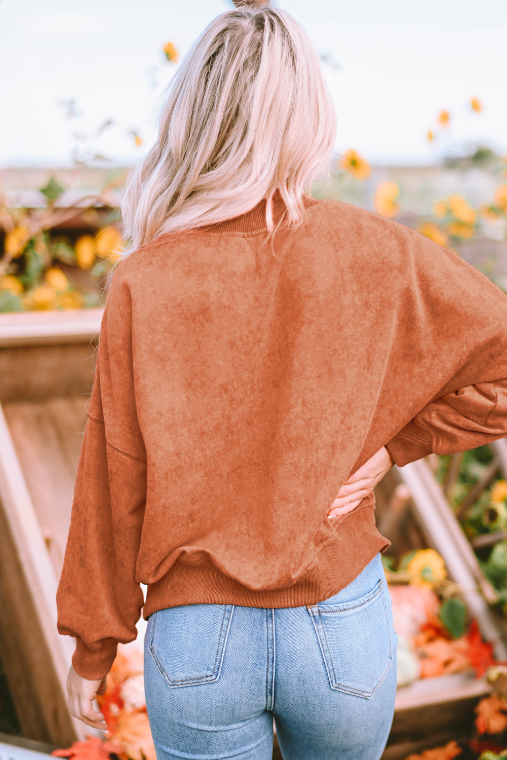 Brown HOWDY Western Fashion Graphic Sweatshirt