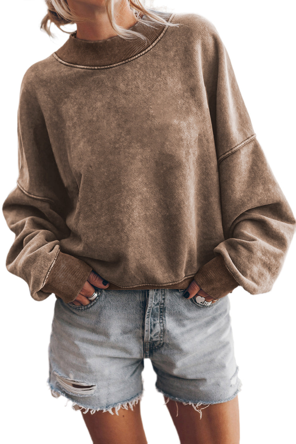 Brown HOWDY Western Fashion Graphic Sweatshirt