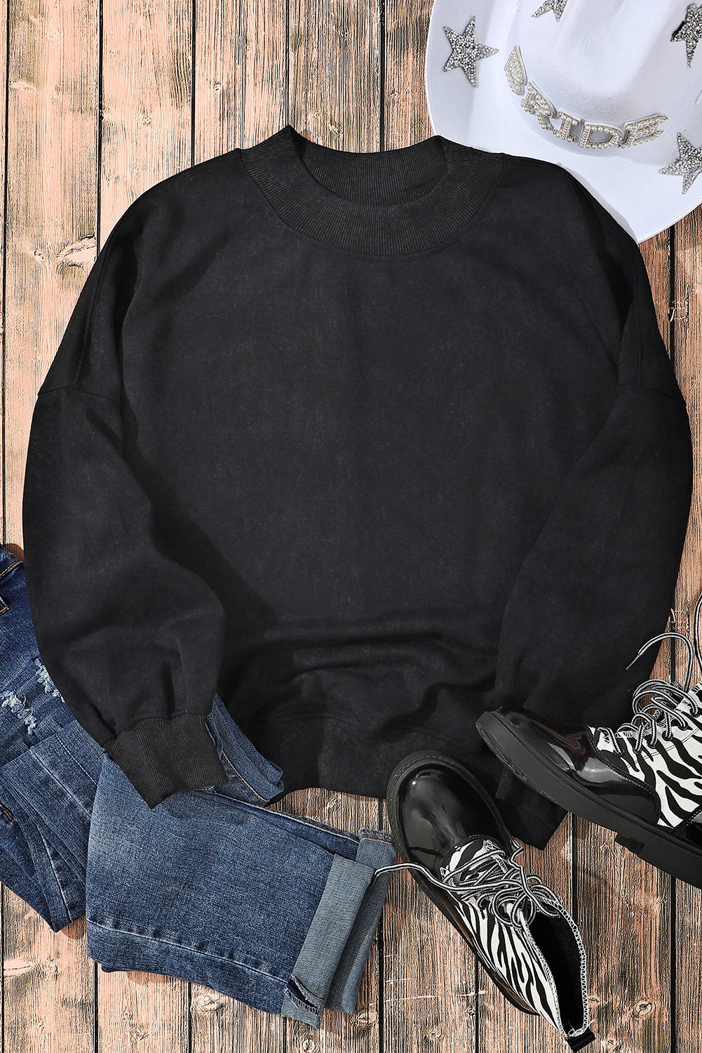 Brown HOWDY Western Fashion Graphic Sweatshirt