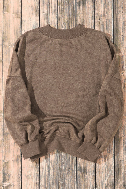 Brown HOWDY Western Fashion Graphic Sweatshirt