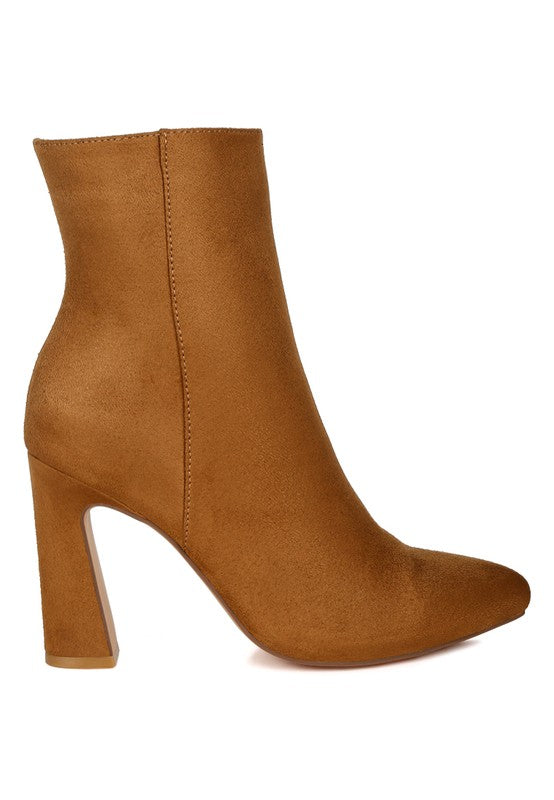 Clubdate Block Heeled Ankle Boots