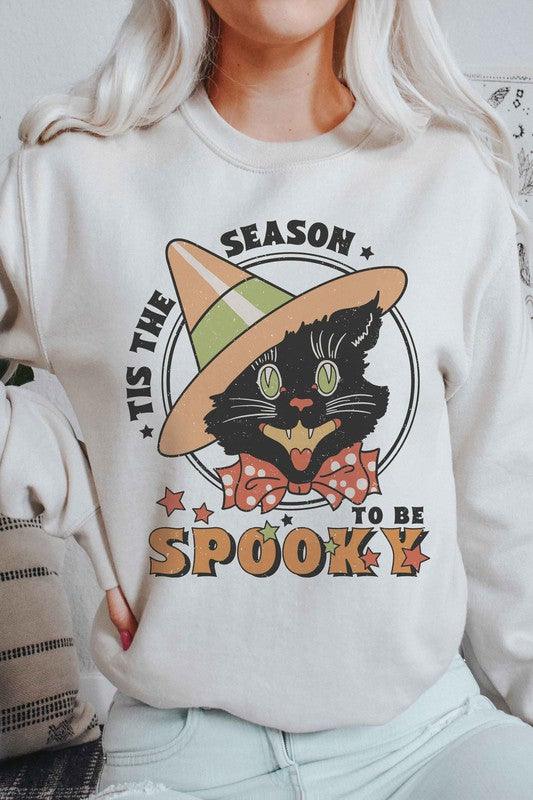 TIS THE SEASON TO BE SPOOKY Graphic Sweatshirt