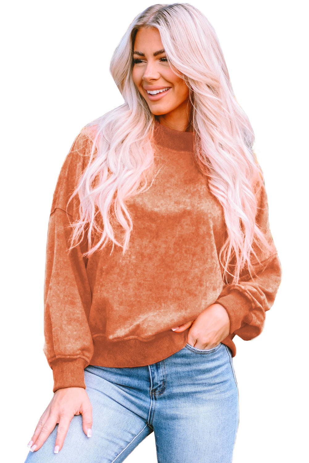Brown HOWDY Western Fashion Graphic Sweatshirt