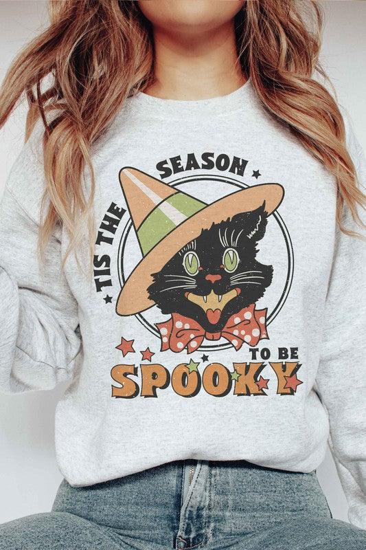 TIS THE SEASON TO BE SPOOKY Graphic Sweatshirt