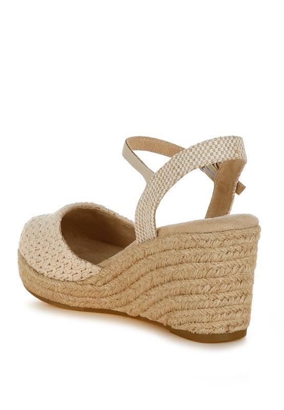 Lathan Raffia Espadrilles Sandals