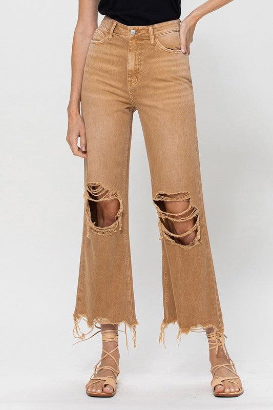 Mid Rise Flare Jeans- Doss Dollz