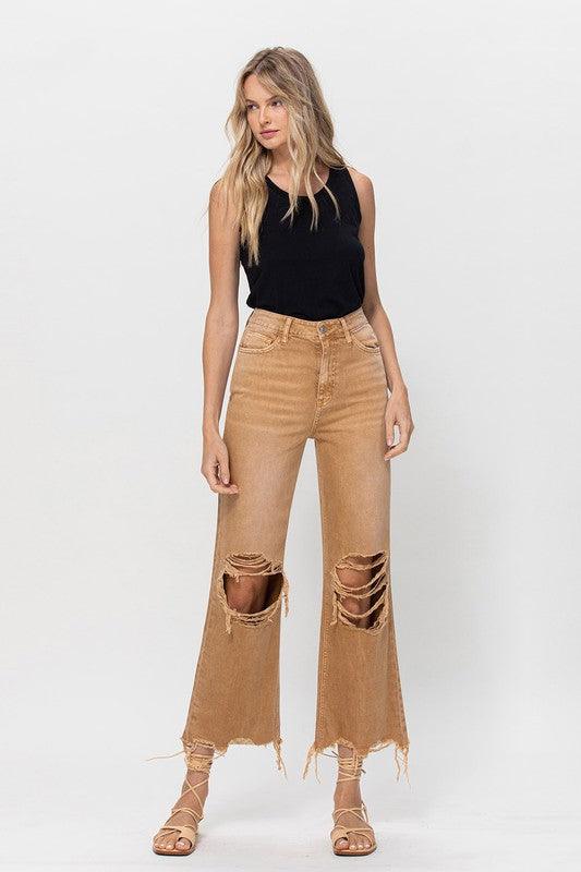 Mid Rise Flare Jeans- Doss Dollz