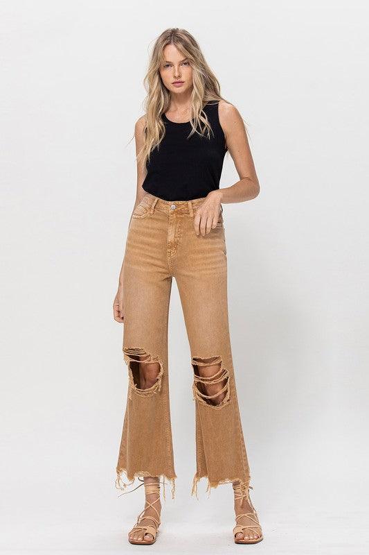 Mid Rise Flare Jeans- Doss Dollz