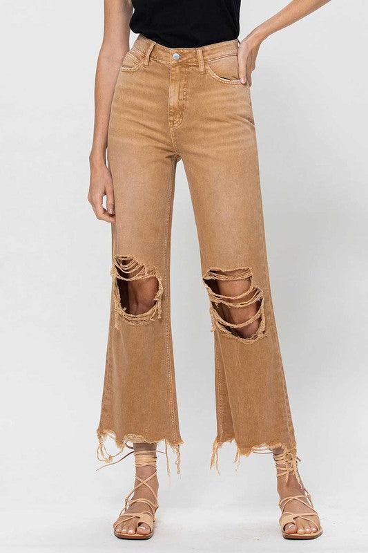 Mid Rise Flare Jeans- Doss Dollz