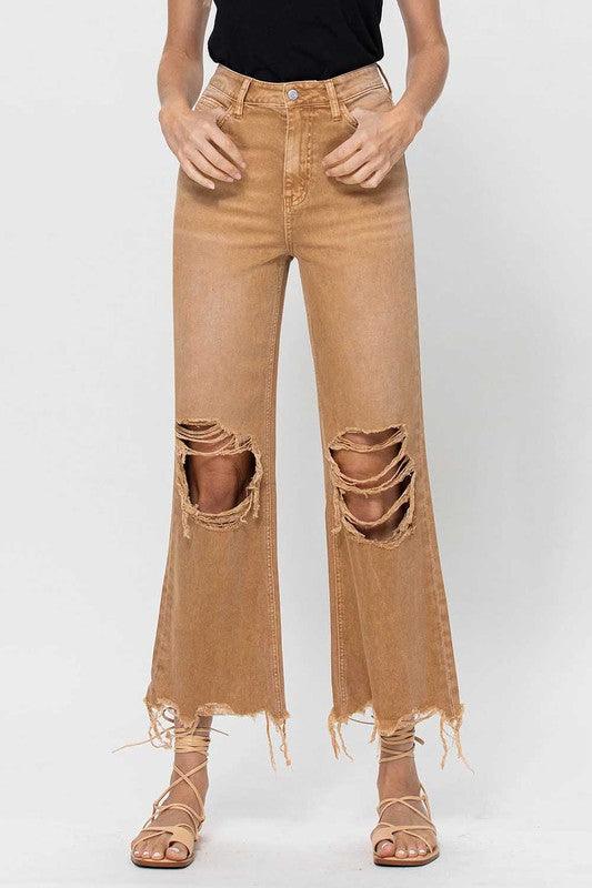 Mid Rise Flare Jeans- Doss Dollz