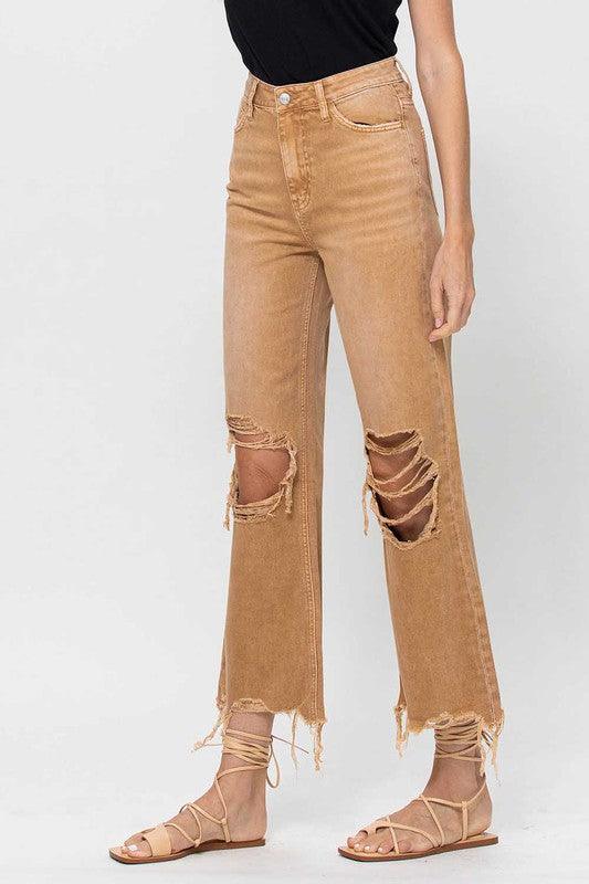 Mid Rise Flare Jeans- Doss Dollz