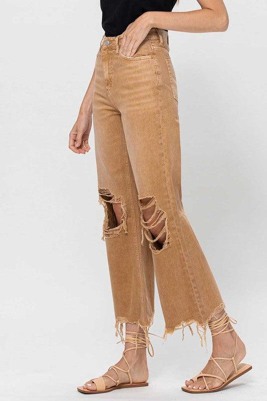 Mid Rise Flare Jeans- Doss Dollz