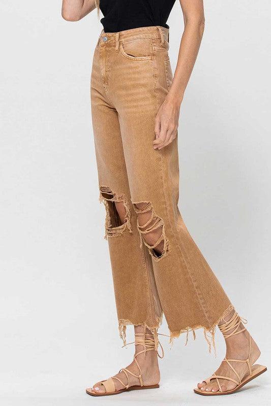 Mid Rise Flare Jeans- Doss Dollz