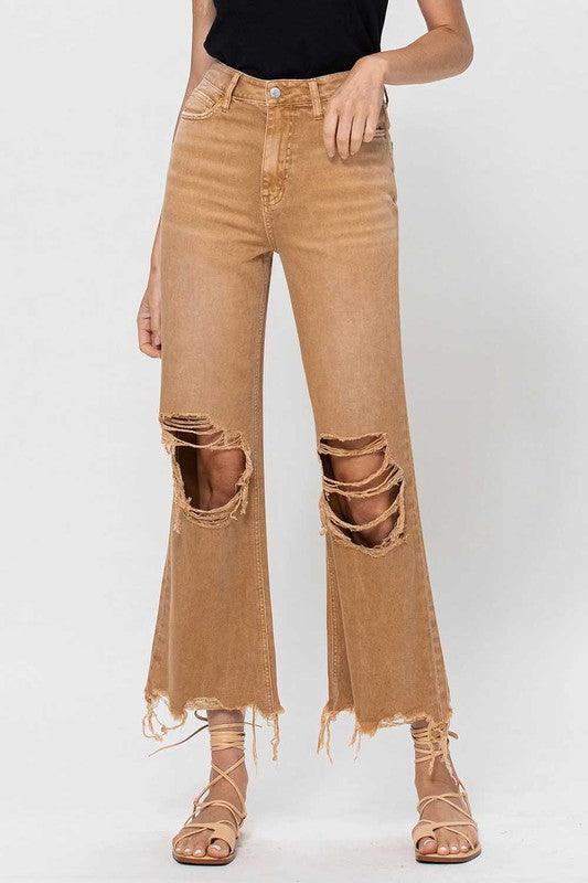 Mid Rise Flare Jeans- Doss Dollz