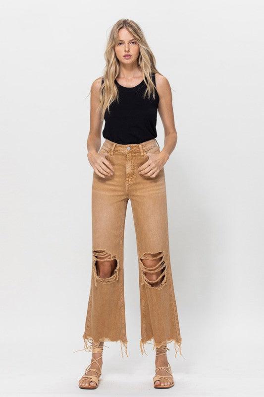 Mid Rise Flare Jeans- Doss Dollz