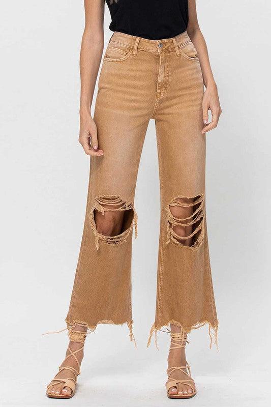 Mid Rise Flare Jeans- Doss Dollz