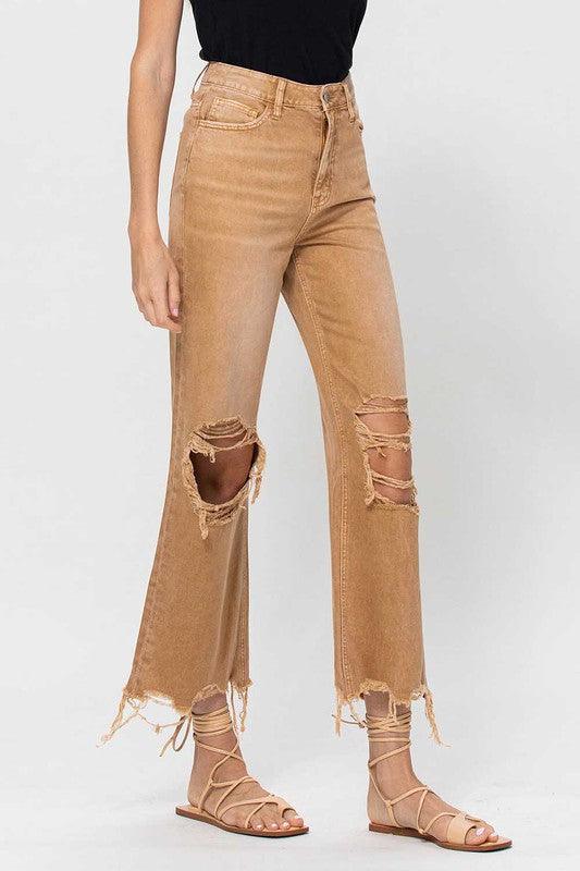 Mid Rise Flare Jeans- Doss Dollz