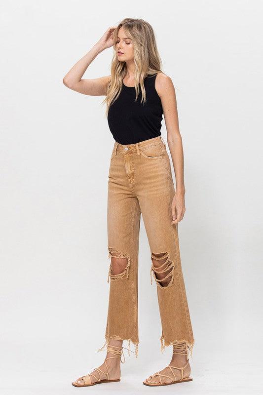 Mid Rise Flare Jeans- Doss Dollz