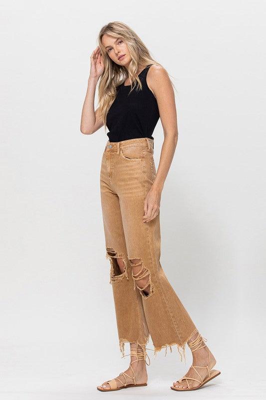 Mid Rise Flare Jeans- Doss Dollz