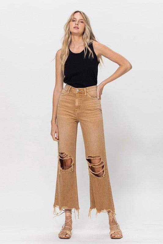 Mid Rise Flare Jeans- Doss Dollz