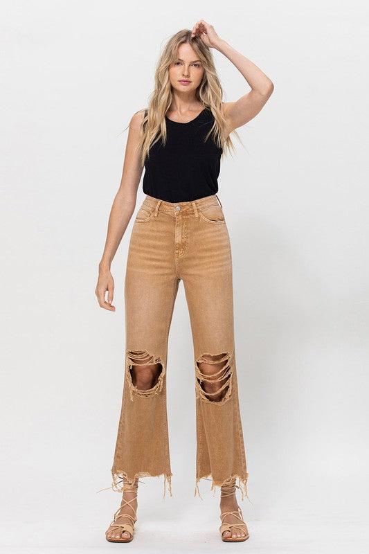 Mid Rise Flare Jeans- Doss Dollz