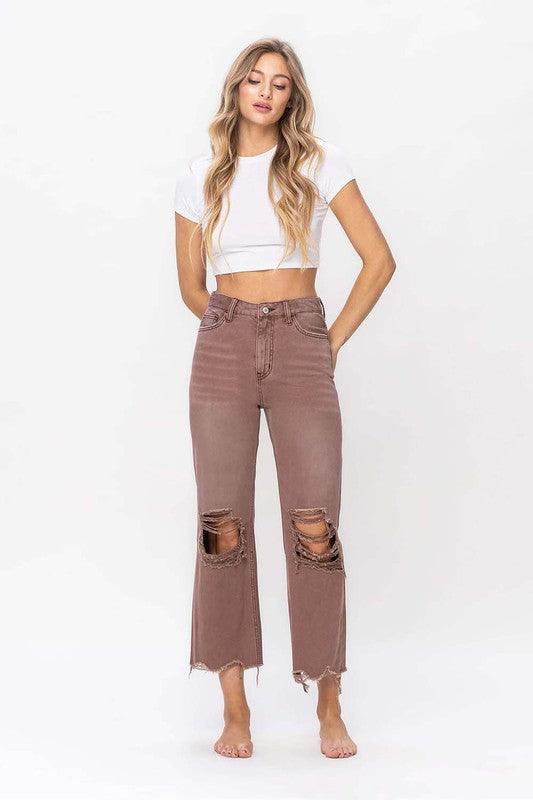 Mid Rise Flare Jeans- Doss Dollz