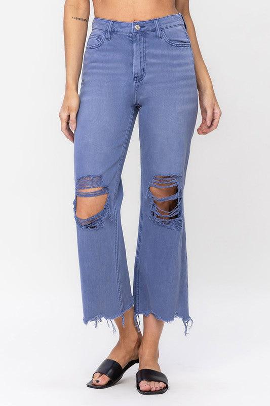 Mid Rise Flare Jeans- Doss Dollz