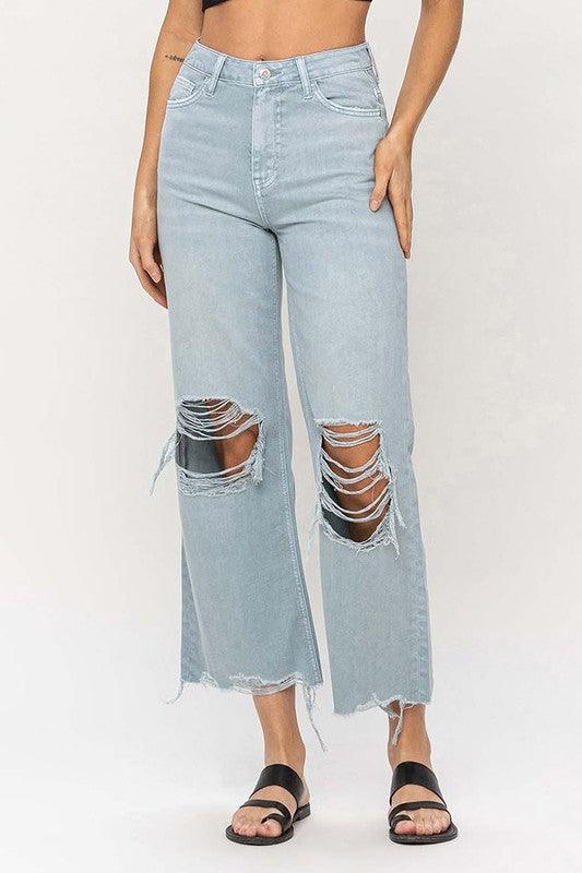 Mid Rise Flare Jeans- Doss Dollz