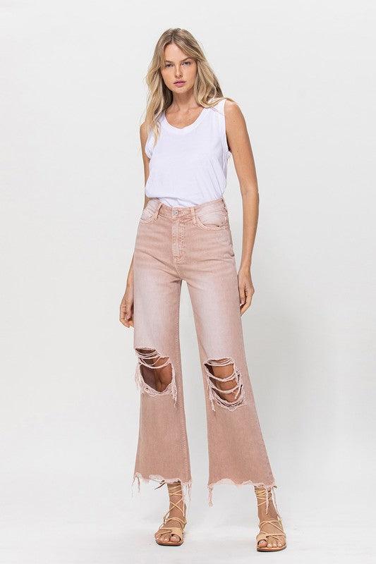 Mid Rise Flare Jeans- Doss Dollz