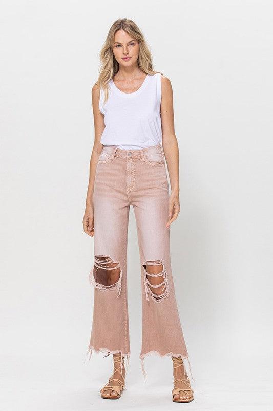 Mid Rise Flare Jeans- Doss Dollz