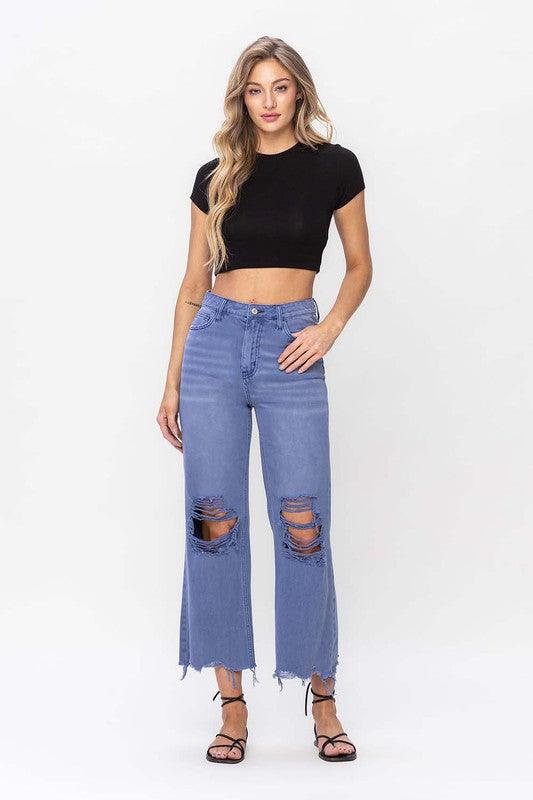 Mid Rise Flare Jeans- Doss Dollz