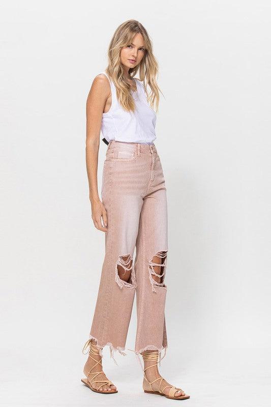 Mid Rise Flare Jeans- Doss Dollz