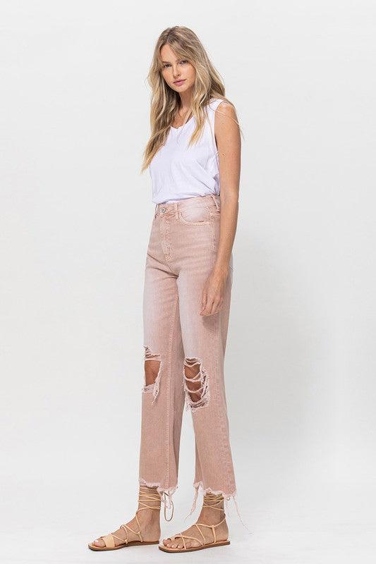 Mid Rise Flare Jeans- Doss Dollz