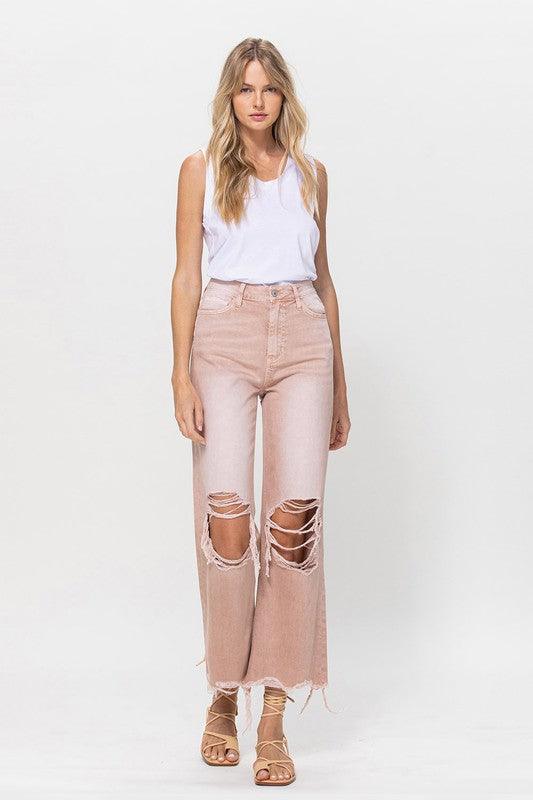 Mid Rise Flare Jeans- Doss Dollz