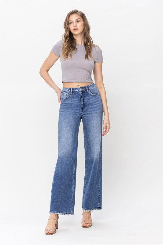 Mid Rise Flare Jeans- Doss Dollz