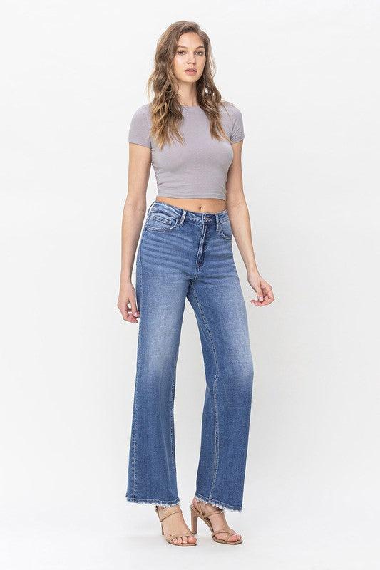 Mid Rise Flare Jeans- Doss Dollz