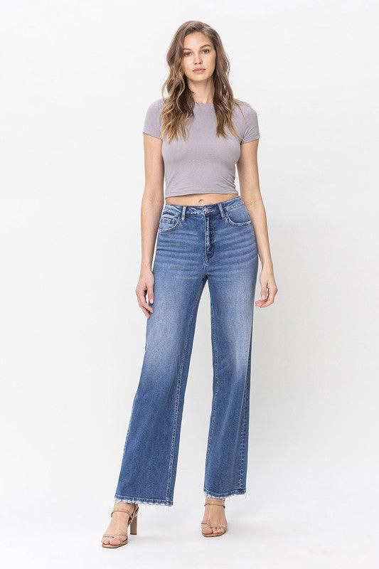 Mid Rise Flare Jeans- Doss Dollz