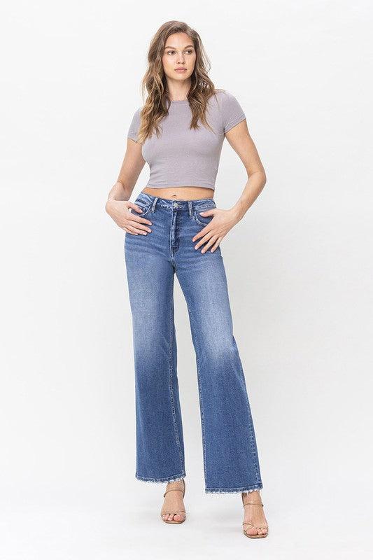 Mid Rise Flare Jeans- Doss Dollz