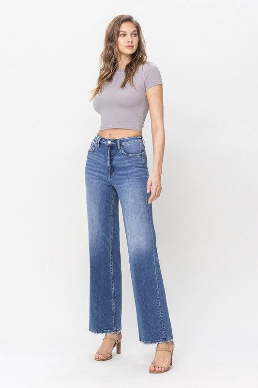 Mid Rise Flare Jeans- Doss Dollz