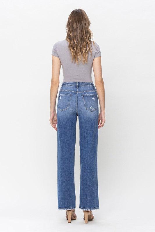 Mid Rise Flare Jeans- Doss Dollz