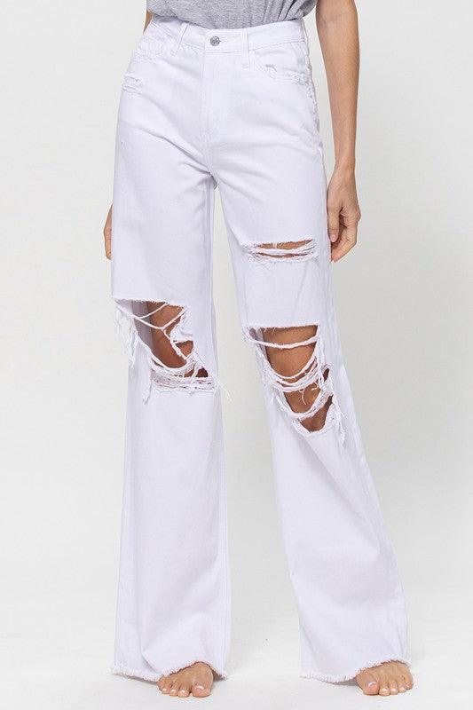 Mid Rise Flare Jeans- Doss Dollz