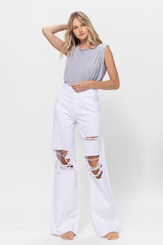 Mid Rise Flare Jeans- Doss Dollz