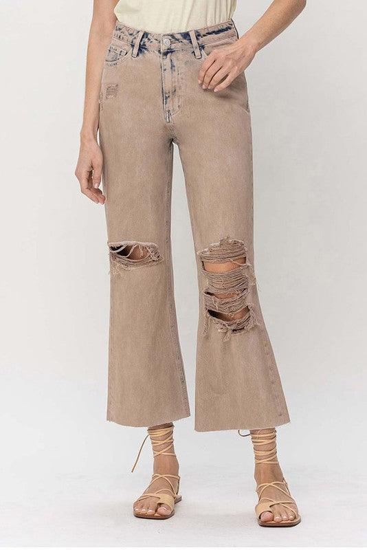 Mid Rise Flare Jeans- Doss Dollz