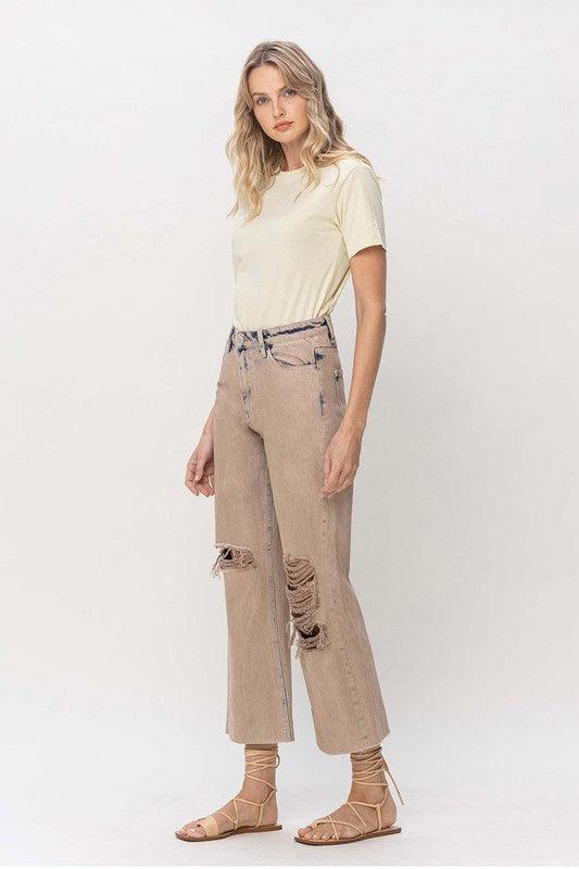 Mid Rise Flare Jeans- Doss Dollz