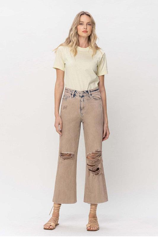 Mid Rise Flare Jeans- Doss Dollz