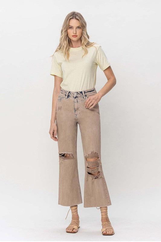 Mid Rise Flare Jeans- Doss Dollz