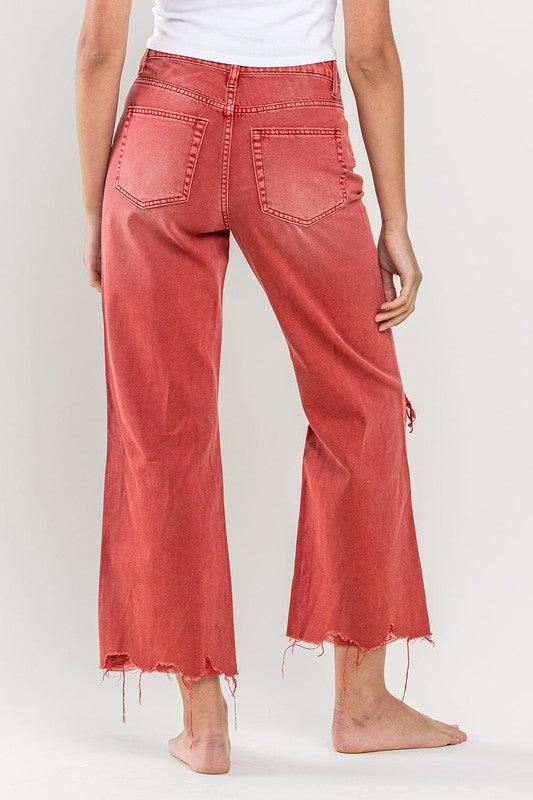 Mid Rise Flare Jeans- Doss Dollz