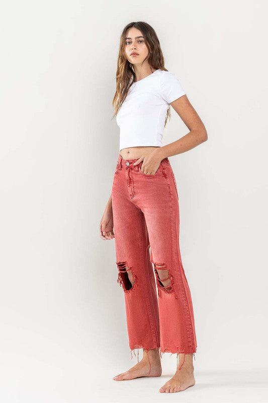 Mid Rise Flare Jeans- Doss Dollz